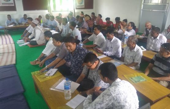 कार्यशालामा  मा उपस्तित विभिन्न बिषयगत साखा का प्रतिनिधि हरु 
